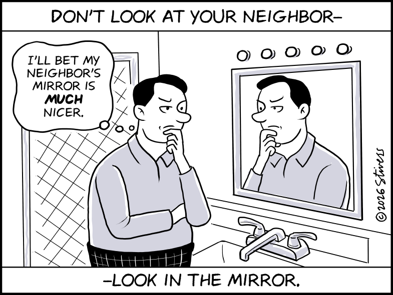 Don’t look at your neighbor